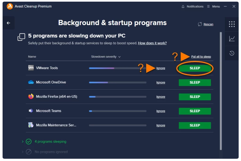Avast Cleanup is an excellent free computer optimization utility for any Windows user.
